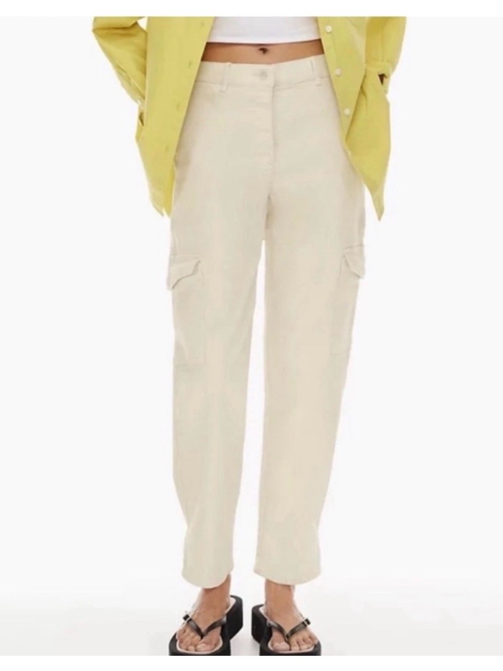 Wilfred Aritzia modern Cargo Pants in Cream size O